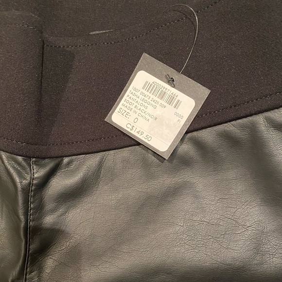 Size 0 Club Monaco two tone stretch pants/tights. - Picture 4 of 9